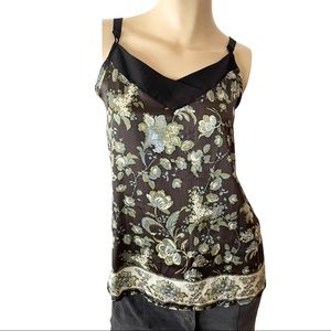 Free People Solstice Floral print cami with back tie- small